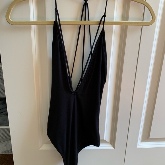 Urban Outfitters black strappy bodysuit - Picture 4 of 6